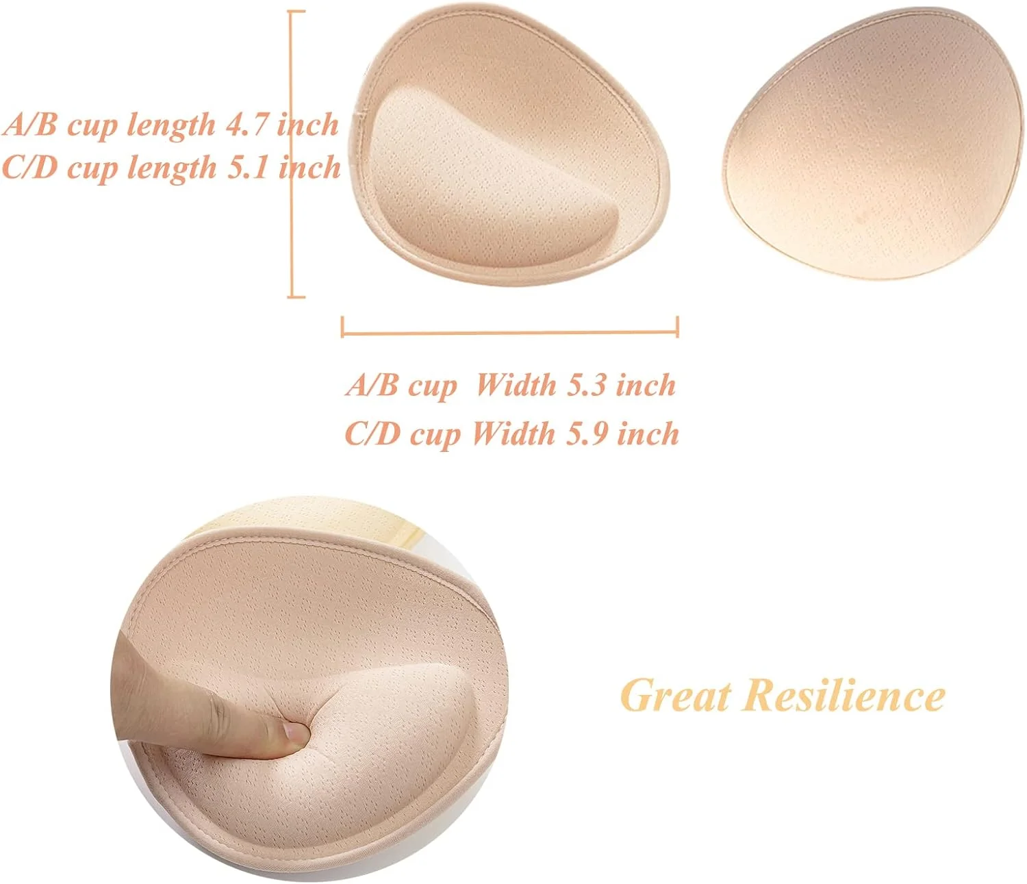 پدهای ضخیم سینه، پدهای افزایش دهنده سایز سینه، پدهای لاتکس سوتین، پدهای پوش آپ برای کاپ سوتین ورزشی و مایو (کاپ C,D) پدهای ضخیم سینه، پدهای افزایش دهنده سایز سینه، پدهای لاتکس سوتین، پدهای پوش آپ برای کاپ سوتین ورزشی و مایو (کاپ C,D)