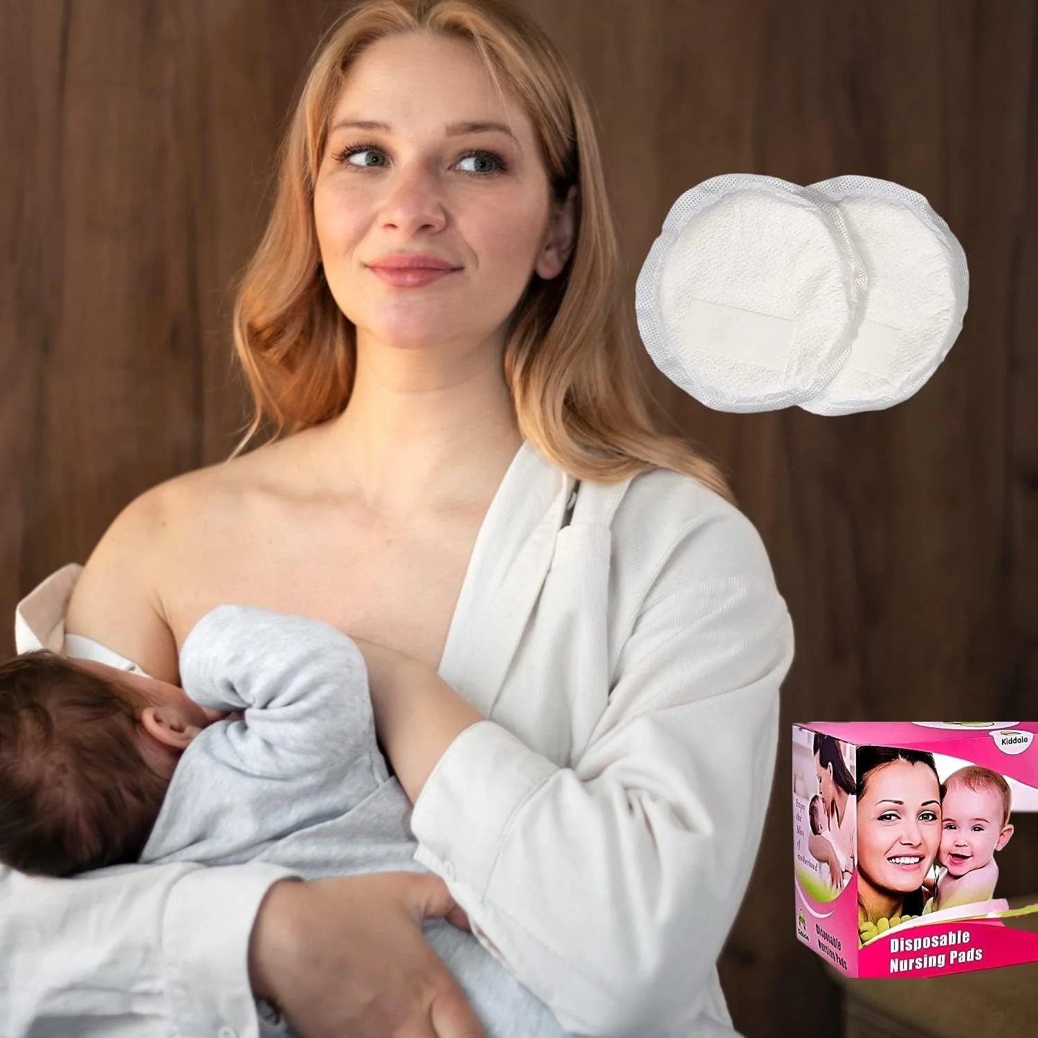 پدهای شیردهی یکبار مصرف 45 عددی کیدال | پدهای محافظ سینه برای مادران شیرده | پنبه با جذب بالا | فوق العاده نرم، چند لایه، پوشش نوک سینه مخصوص شیردهی، سایز جهانی پدهای شیردهی یکبار مصرف 45 عددی کیدال | پدهای محافظ سینه برای مادران شیرده | پنبه با جذب بالا | فوق العاده نرم، چند لایه، پوشش نوک سینه مخصوص شیردهی، سایز جهانی