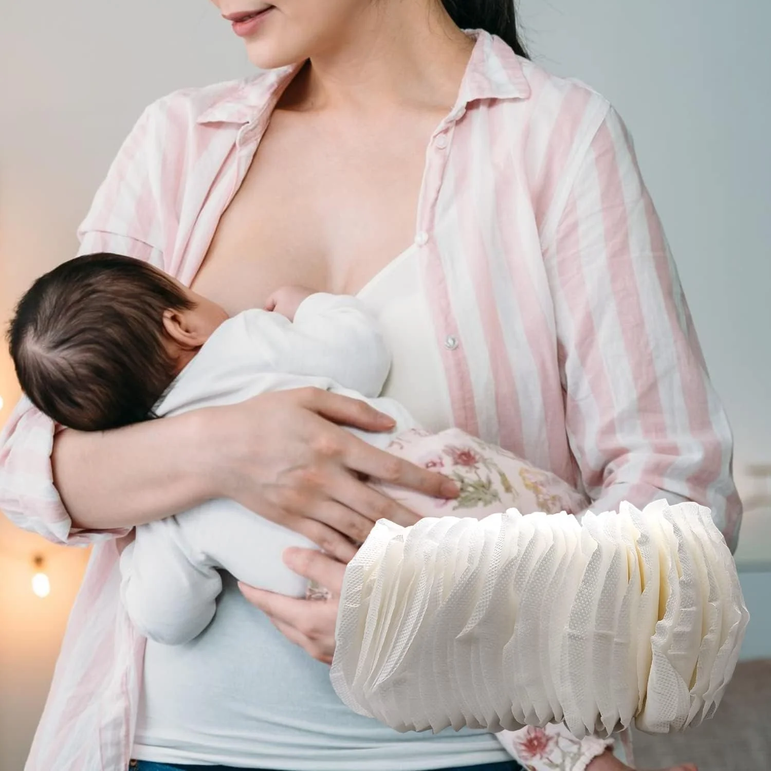 پدهای شیردهی یکبار مصرف 45 عددی کیدال | پدهای محافظ سینه برای مادران شیرده | پنبه با جذب بالا | فوق العاده نرم، چند لایه، پوشش نوک سینه مخصوص شیردهی، سایز جهانی پدهای شیردهی یکبار مصرف 45 عددی کیدال | پدهای محافظ سینه برای مادران شیرده | پنبه با جذب بالا | فوق العاده نرم، چند لایه، پوشش نوک سینه مخصوص شیردهی، سایز جهانی