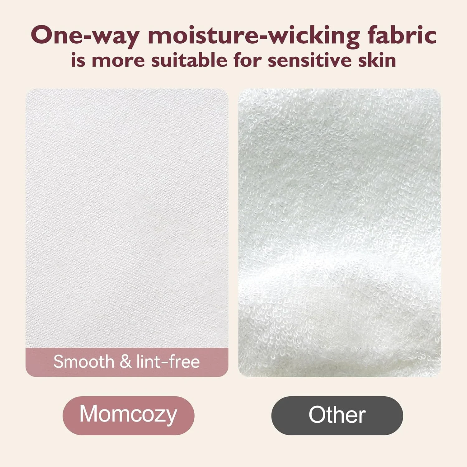 پدهای سینه قابل شستشو Momcozy، استفاده نوآورانه از پارچه جاذب و 4 لایه هسته فوق العاده جاذب، پدهای شیردهی قابل شستشو، جذب سریع و ضد نشت، بسته 14 عددی + کیف جداکننده خشک و مرطوب + کیف شستشو