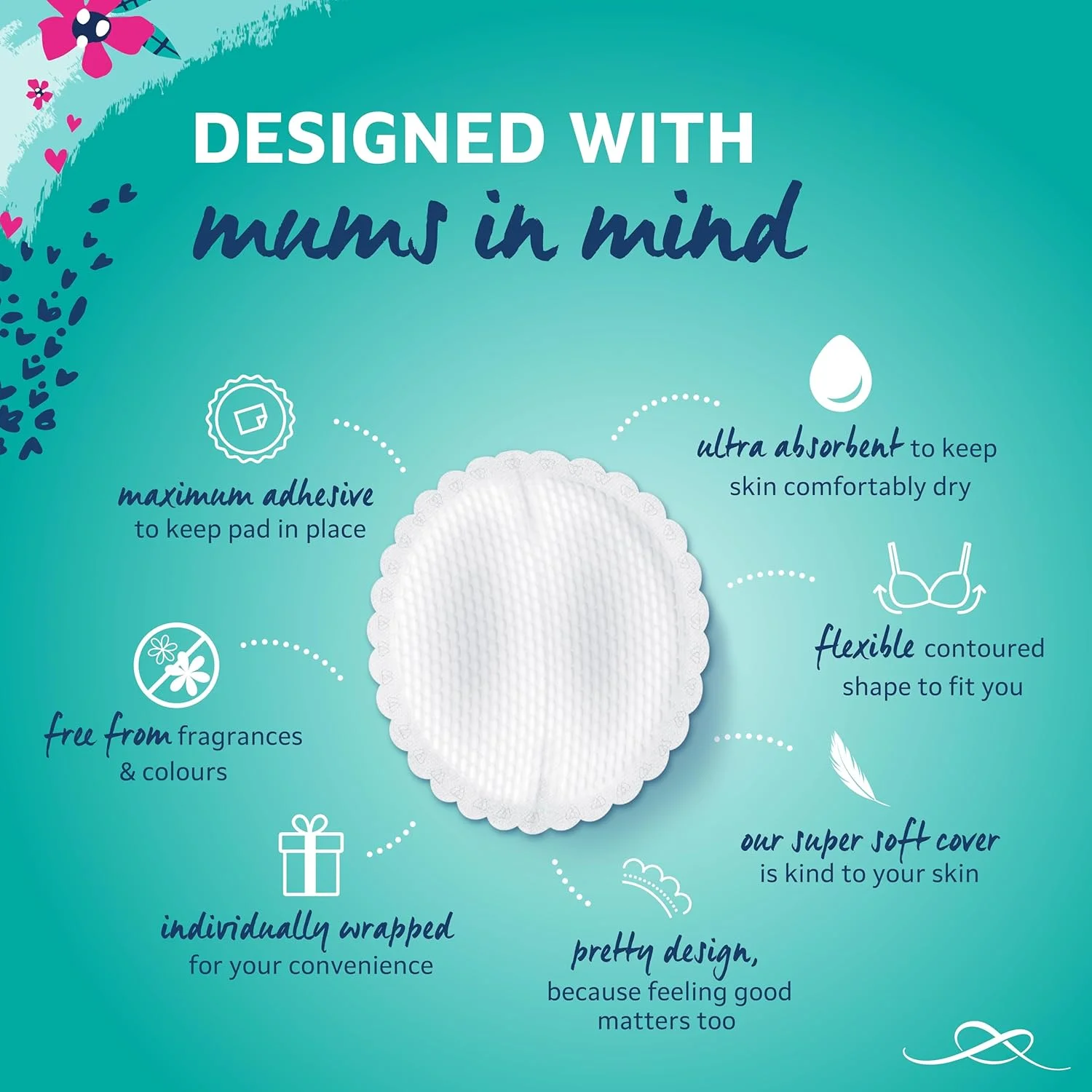 پدهای شیردهی Lil-Lets - 120 عدد بسته بندی شده تکی، فوق العاده نازک، جاذب و بدون عطر - راحتی و محافظت برای مادران شیرده پس از زایمان - حداکثر چسبندگی برای محافظت از نوک سینه در برابر نشت و ساییدگی پدهای شیردهی Lil-Lets - 120 عدد بسته بندی شده تکی، فوق العاده نازک، جاذب و بدون عطر - راحتی و محافظت برای مادران شیرده پس از زایمان - حداکثر چسبندگی برای محافظت از نوک سینه در برابر نشت و ساییدگی