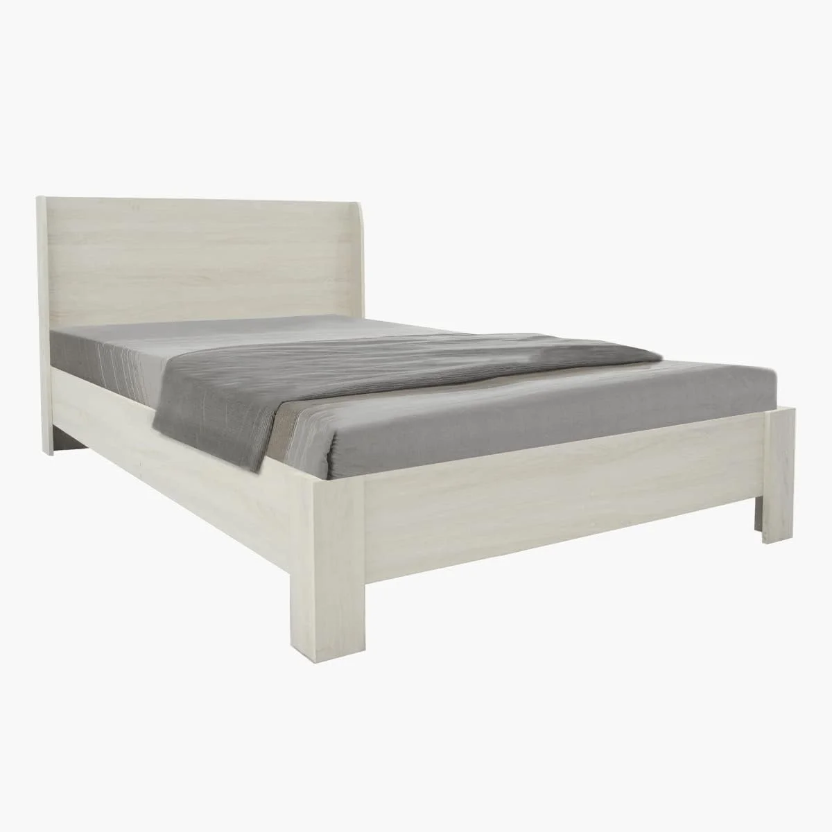 تخت خواب یک نفره هوم باکس مدل بلیر، 196 × 91 × 98 سانتی متر، سفید تخت خواب یک نفره هوم باکس مدل بلیر، 196 × 91 × 98 سانتی متر، سفید