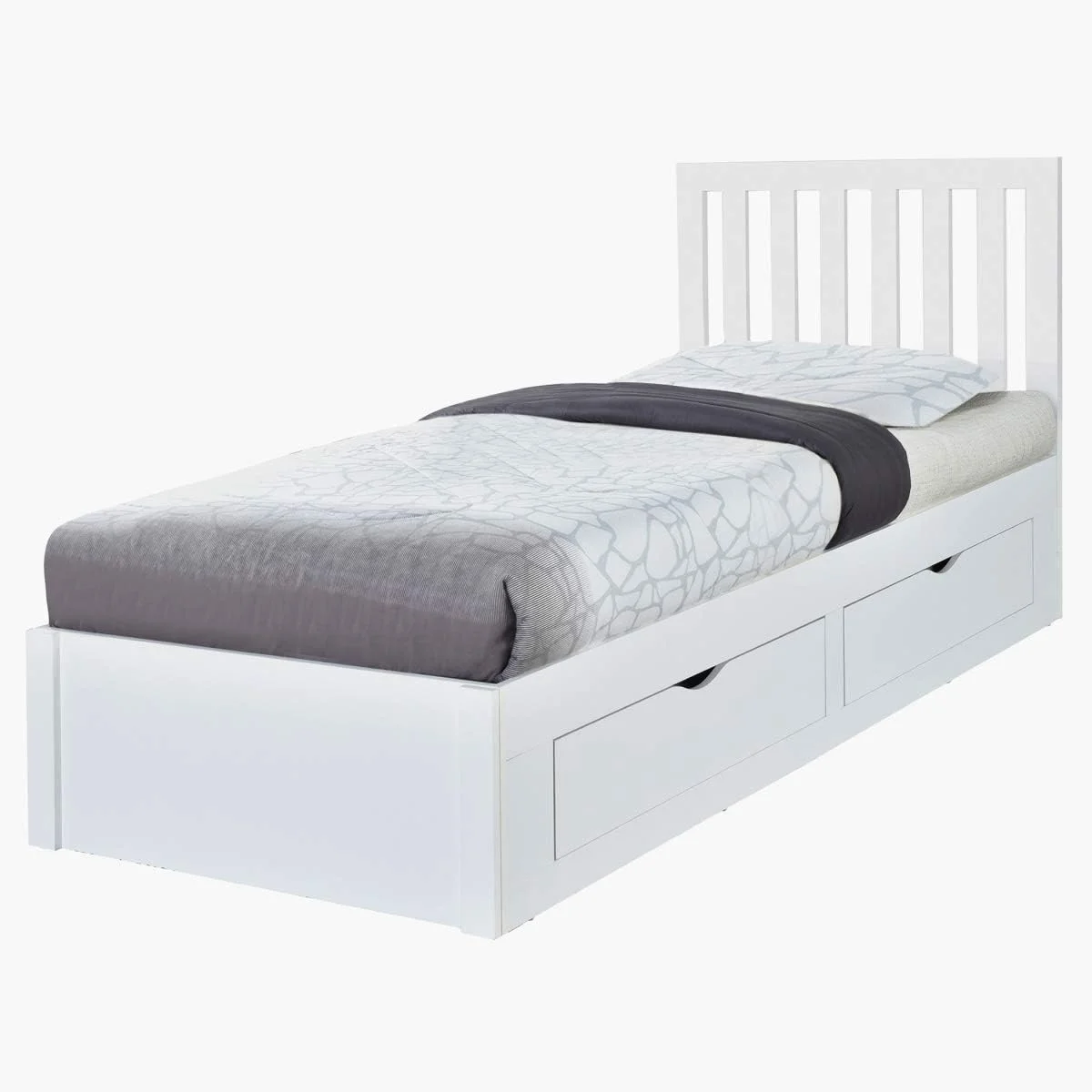 تخت یک نفره پاتارا هوم باکس با 4 کشو - 90x200 سانتی متر تخت یک نفره پاتارا هوم باکس با 4 کشو - 90x200 سانتی متر