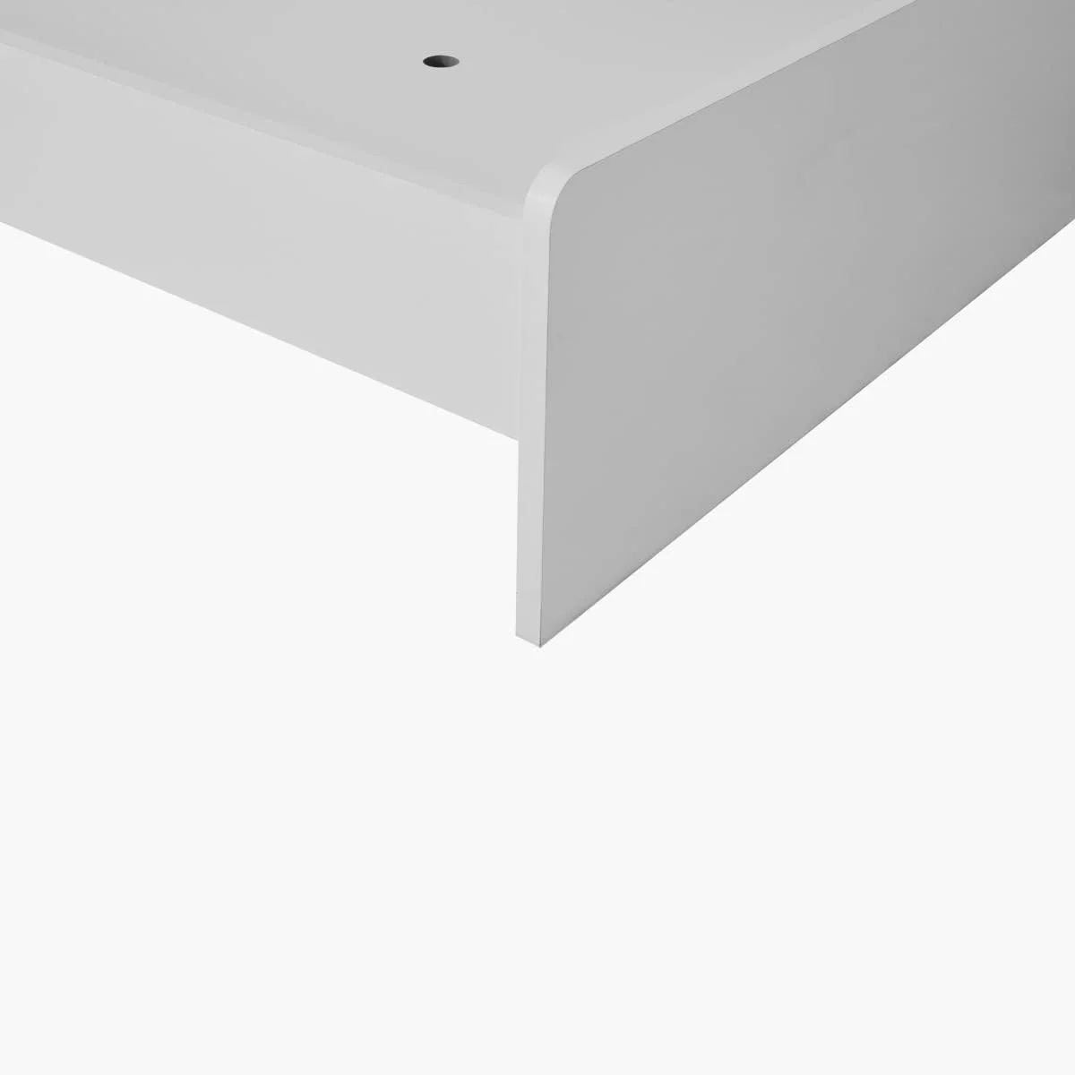 تخت خواب یک نفره هوم باکس مدل فرانکفورت، ابعاد 216.5x101x98 سانتی متر، سفید تخت خواب یک نفره هوم باکس مدل فرانکفورت، ابعاد 216.5x101x98 سانتی متر، سفید