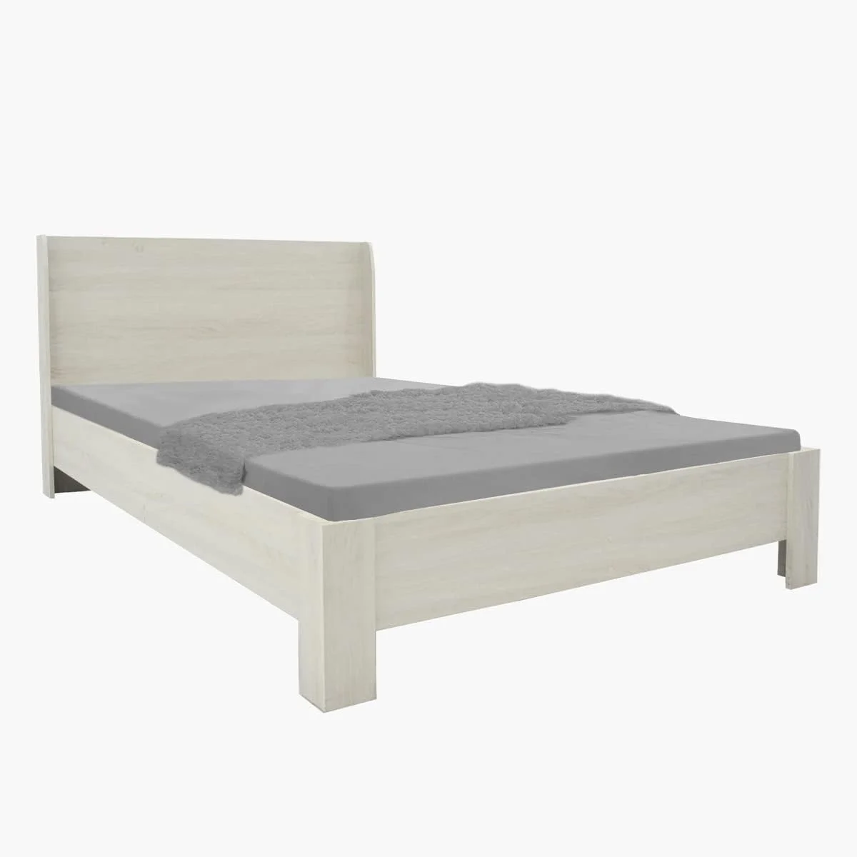 تخت خواب یک نفره هوم باکس مدل بلیر، 196 × 91 × 98 سانتی متر، سفید تخت خواب یک نفره هوم باکس مدل بلیر، 196 × 91 × 98 سانتی متر، سفید