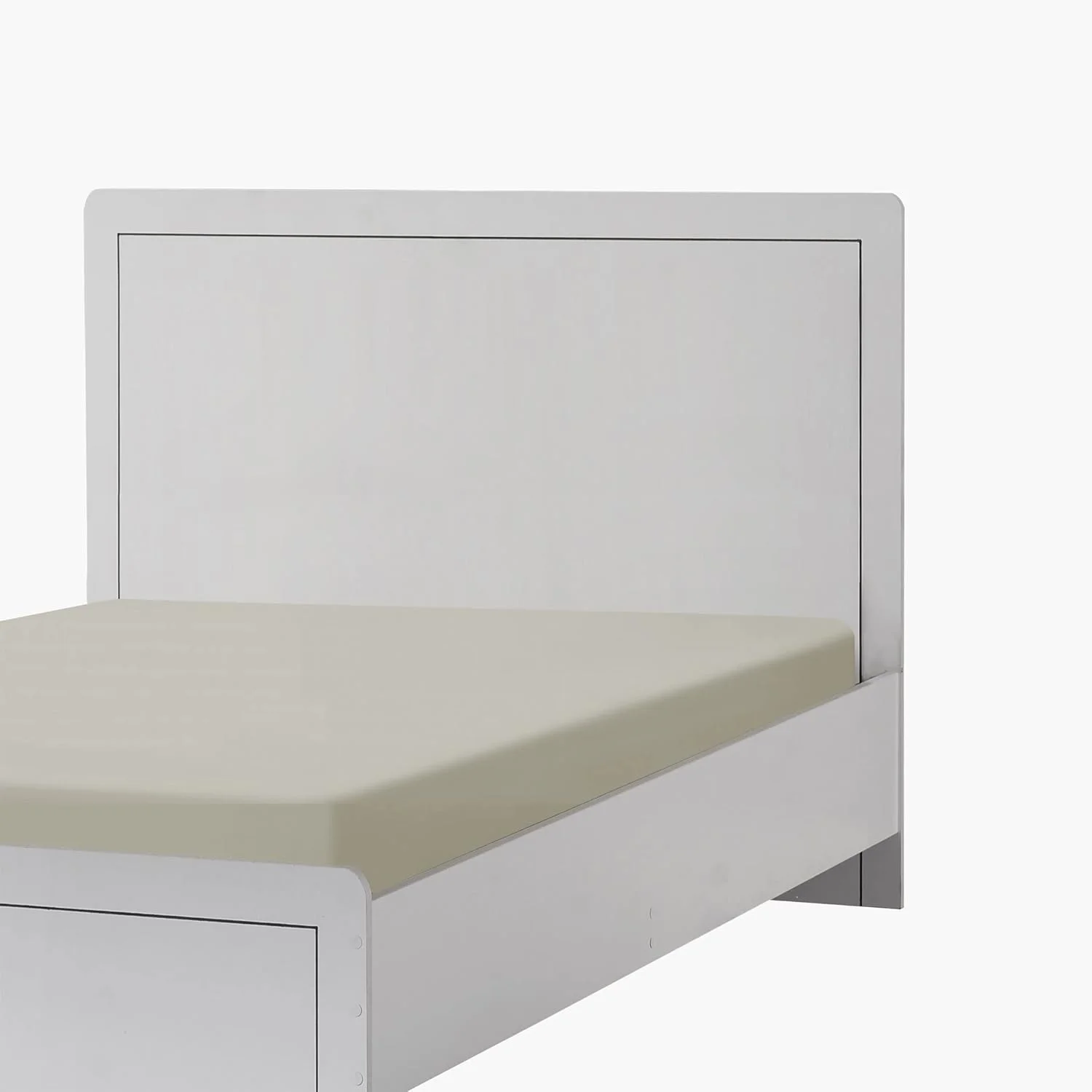 تخت خواب یک نفره هوم باکس مدل Oasis ابعاد 204 X 87.6 X 94.8 سانتی متر رنگ سفید تخت خواب یک نفره هوم باکس مدل Oasis ابعاد 204 X 87.6 X 94.8 سانتی متر رنگ سفید
