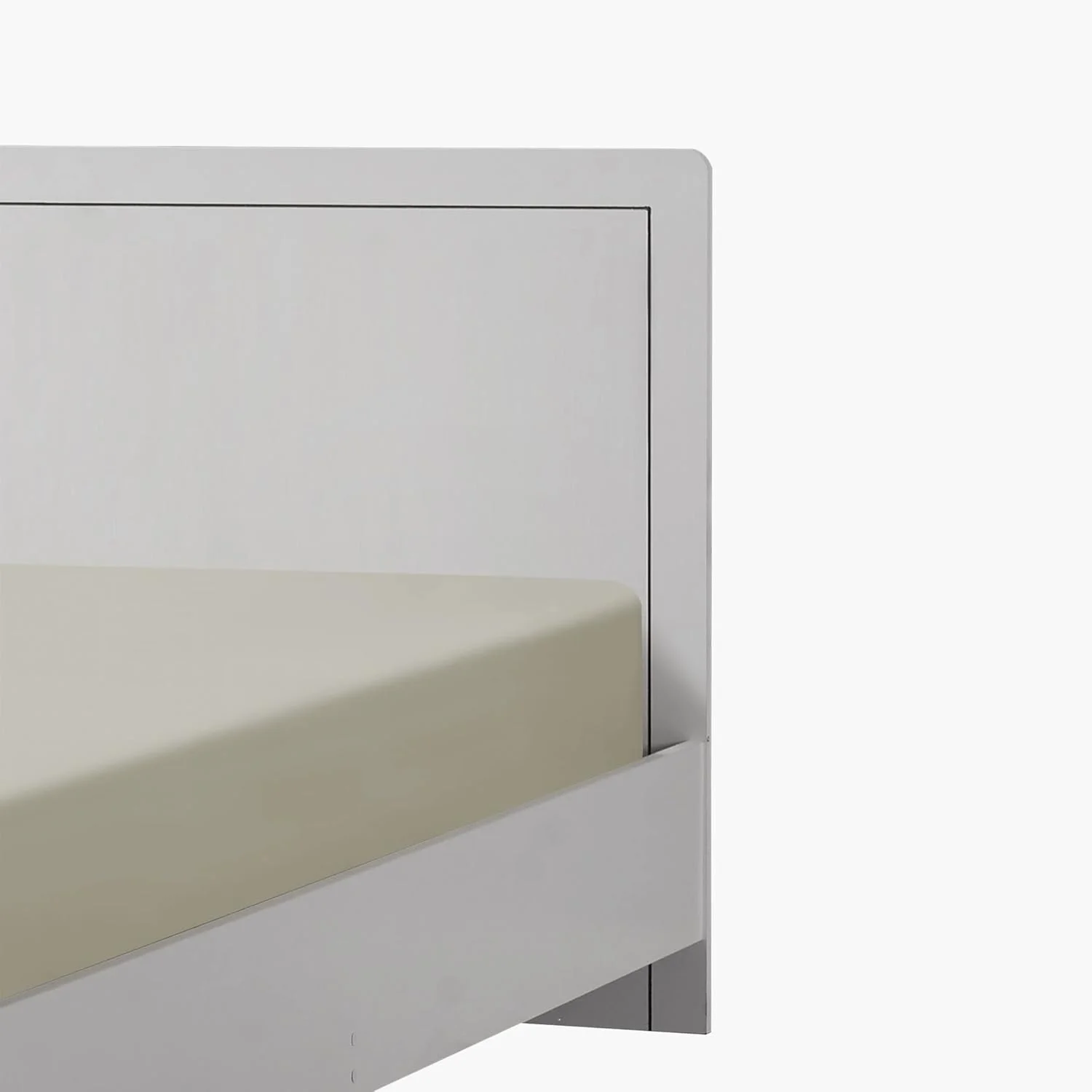 تخت خواب یک نفره هوم باکس مدل Oasis ابعاد 204 X 87.6 X 94.8 سانتی متر رنگ سفید تخت خواب یک نفره هوم باکس مدل Oasis ابعاد 204 X 87.6 X 94.8 سانتی متر رنگ سفید