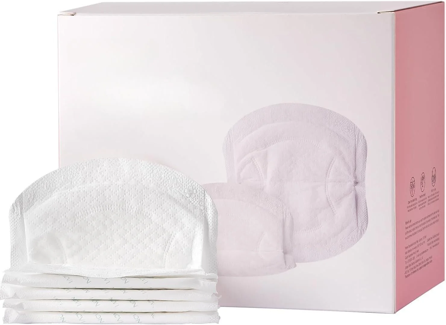 پدهای شیردهی یکبار مصرف YelaJoy، پدهای سینه فوق العاده جاذب برای نشت شیر، پدهای نرم و نازک نوک سینه برای مادران شیرده، لوازم ضروری شیردهی - 150 عدد