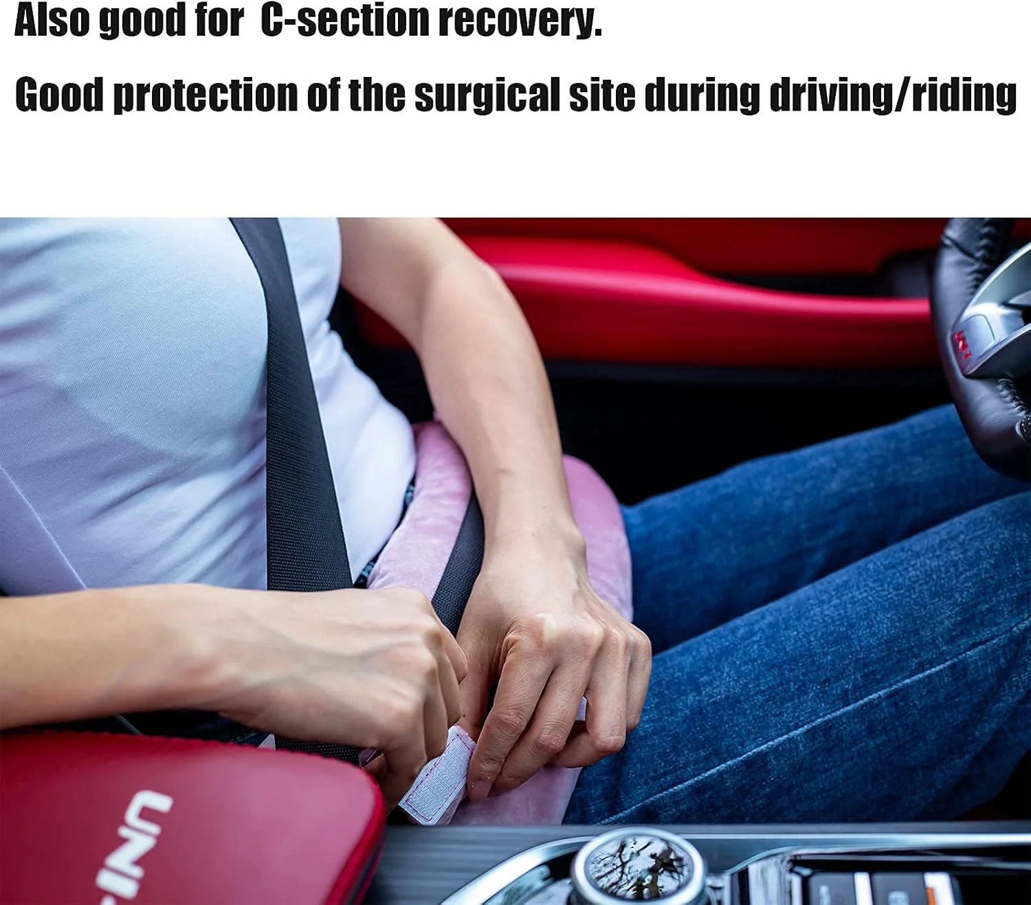 بالش ماسکتومی Wumimi، بالش کمربند ایمنی بعد از عمل جراحی، پد محافظ برای سرطان سینه، پورت، ضربان ساز، جراحی قلب، بهبود سزارین (صورتی) بالش ماسکتومی Wumimi، بالش کمربند ایمنی بعد از عمل جراحی، پد محافظ برای سرطان سینه، پورت، ضربان ساز، جراحی قلب، بهبود سزارین (صورتی)