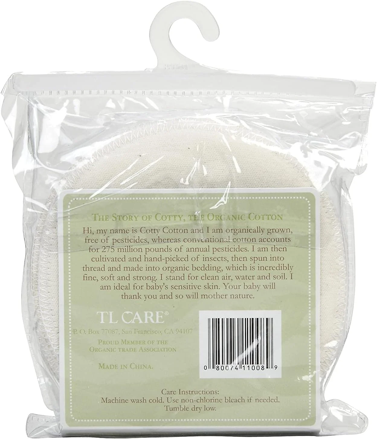 پدهای شیردهی تی ال کر ساخته شده با پنبه ارگانیک، رنگ طبیعی، 6 عدد پدهای شیردهی تی ال کر ساخته شده با پنبه ارگانیک، رنگ طبیعی، 6 عدد