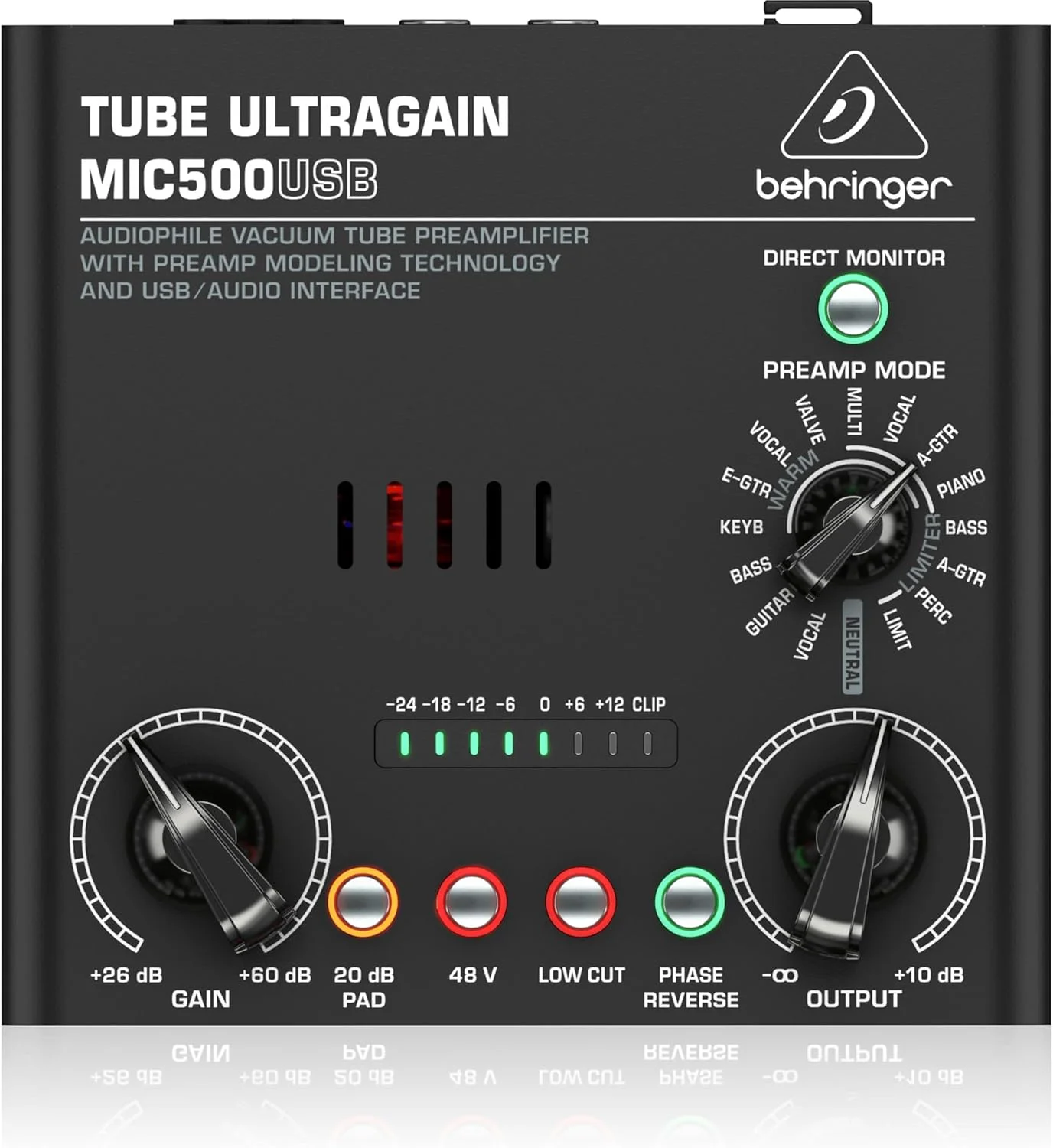 پری امپ میکروفون تیوب Behringer MIC500USB