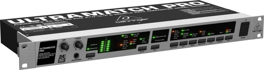 مبدل نرخ نمونه برداری صوتی Behringer 24-Bit/96 kHz A/D-D/A مبدل نرخ نمونه برداری صوتی Behringer 24-Bit/96 kHz A/D-D/A