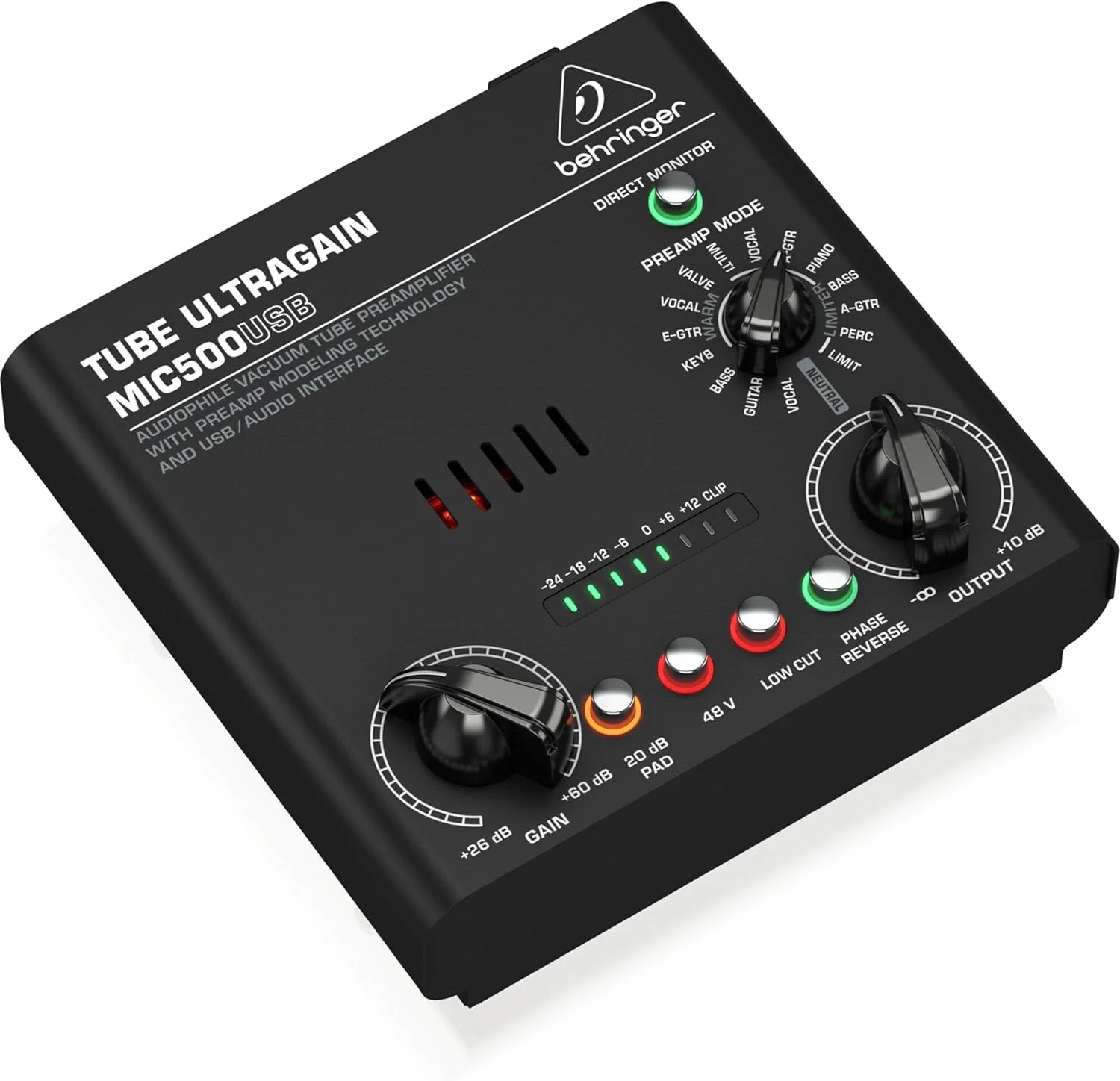 پری امپ میکروفون تیوب Behringer MIC500USB پری امپ میکروفون تیوب Behringer MIC500USB