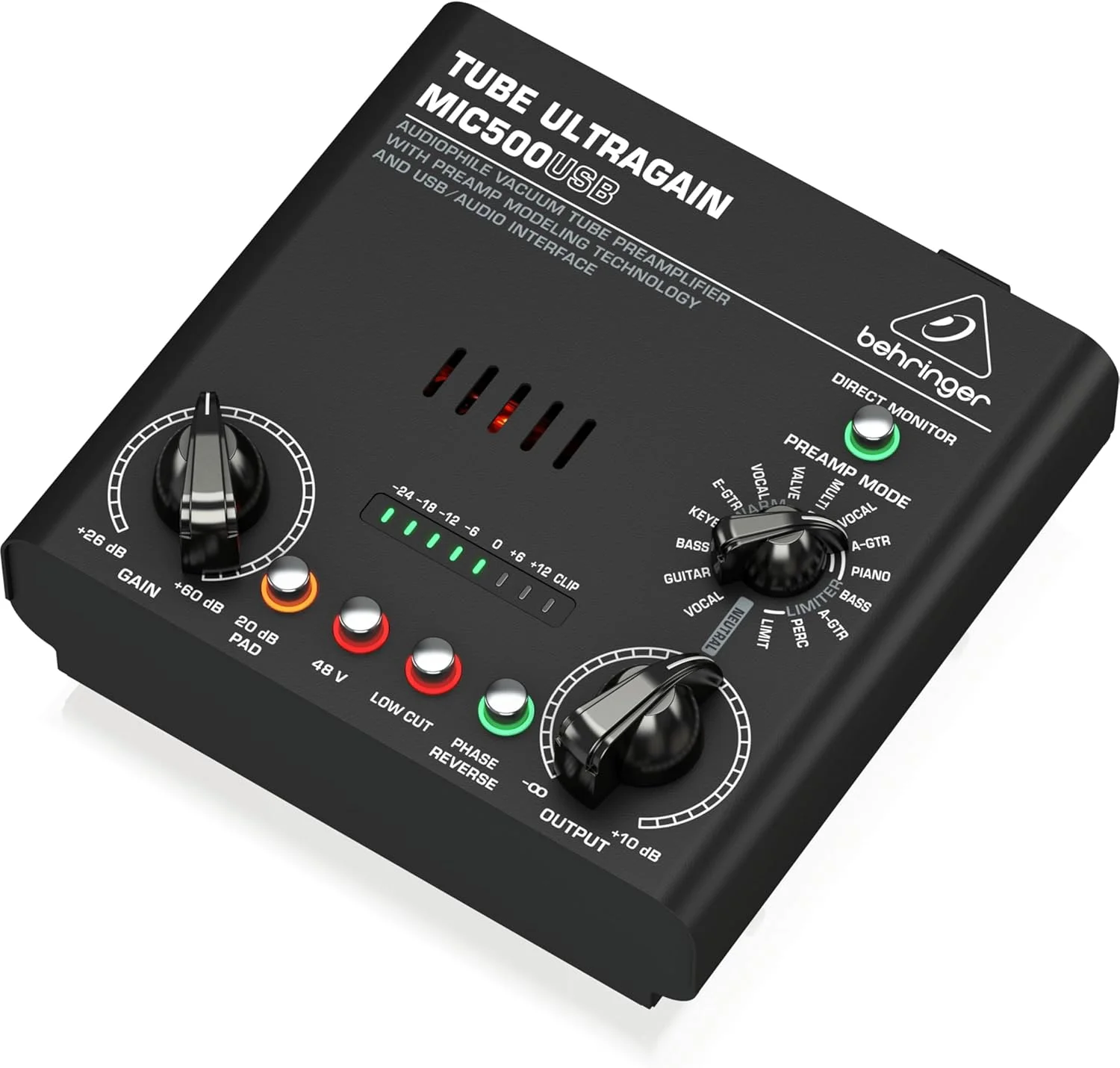 پری امپ میکروفون تیوب Behringer MIC500USB پری امپ میکروفون تیوب Behringer MIC500USB