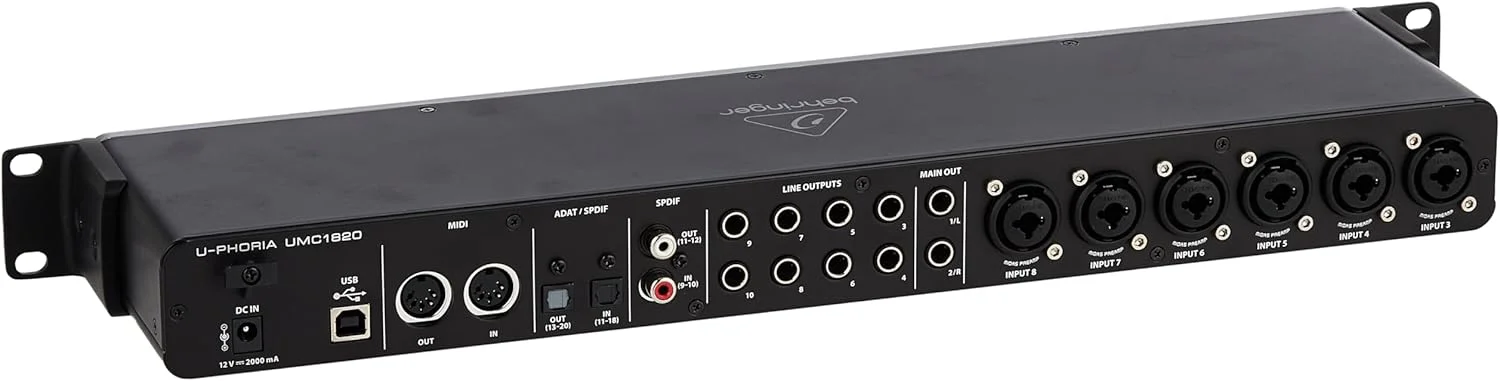 اینترفیس صوتی USB بیرینگر U-PHORIA UMC1820 اینترفیس صوتی USB بیرینگر U-PHORIA UMC1820