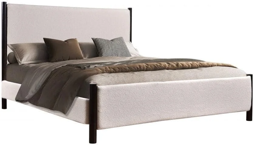 تخت خواب دو نفره کینگ دانوب هوم مدل Goleta سایز 180X200 | طراحی مدرن و مستحکم، مبلمان قاب تخت خواب چوبی | تخت خواب های آرام و راحت | ساخت مالزی، ابعاد 188 × 212 × 130 سانتی متر - عاجی / قهوه ای تیره چند رنگ تخت خواب دو نفره کینگ دانوب هوم مدل Goleta سایز 180X200 | طراحی مدرن و مستحکم، مبلمان قاب تخت خواب چوبی | تخت خواب های آرام و راحت | ساخت مالزی، ابعاد 188 × 212 × 130 سانتی متر - عاجی / قهوه ای تیره چند رنگ