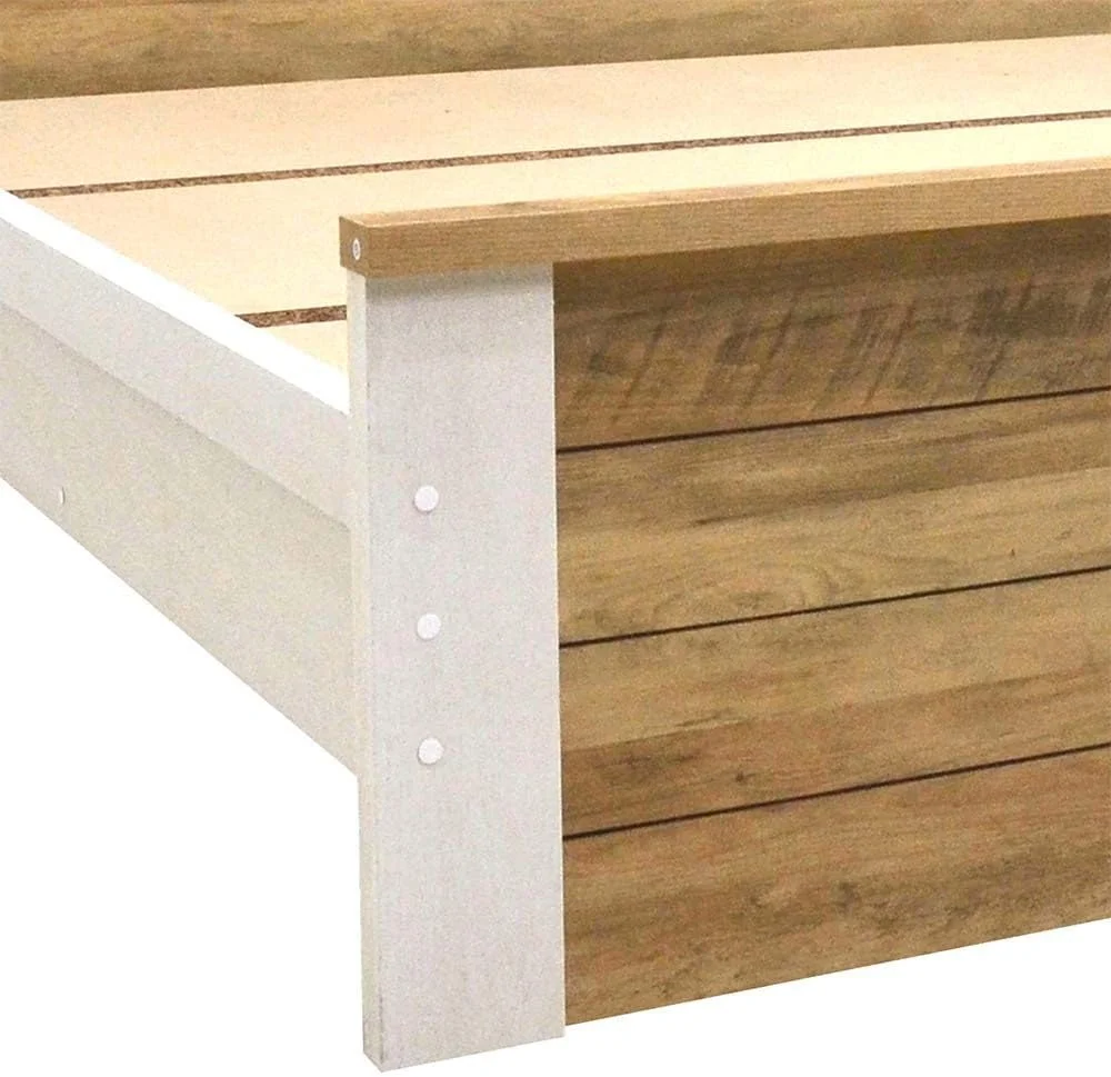تخت خواب دو نفره کینگ دانوب هوم مدل Swann سایز 180X200 | طراحی مدرن و مقاوم | مبلمان قاب تخت خواب چوبی | تخت خواب های راحت و بی صدا | ساخت مالزی L208xW188xH103cm - بلوط تابستانی/سفید صدفی تخت خواب دو نفره کینگ دانوب هوم مدل Swann سایز 180X200 | طراحی مدرن و مقاوم | مبلمان قاب تخت خواب چوبی | تخت خواب های راحت و بی صدا | ساخت مالزی L208xW188xH103cm - بلوط تابستانی/سفید صدفی
