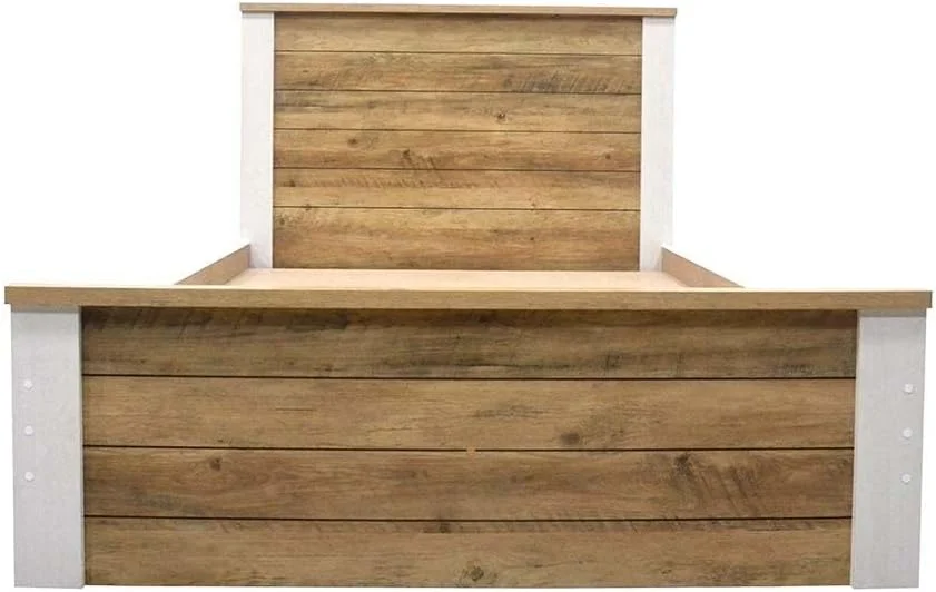 تخت یک نفره جوان دانوب هوم مدل Swann سایز 120x200 | طراحی مدرن و مقاوم | قاب تخت چوبی یک نفره | تخت خواب های آرام و راحت | ساخت مالزی ابعاد L208xW128xH103cm - رنگ Summer Oak/Pearl White تخت یک نفره جوان دانوب هوم مدل Swann سایز 120x200 | طراحی مدرن و مقاوم | قاب تخت چوبی یک نفره | تخت خواب های آرام و راحت | ساخت مالزی ابعاد L208xW128xH103cm - رنگ Summer Oak/Pearl White