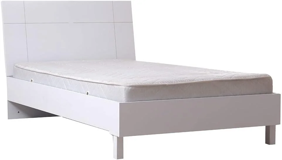 تخت خواب یک نفره 120x200 دانوب هوم مدل بروکلین | تخت خواب چوبی یک نفره با طراحی مدرن، قوی و بادوام | تخت خواب آرام و راحت | ساخت ترکیه - سفید تخت خواب یک نفره 120x200 دانوب هوم مدل بروکلین | تخت خواب چوبی یک نفره با طراحی مدرن، قوی و بادوام | تخت خواب آرام و راحت | ساخت ترکیه - سفید