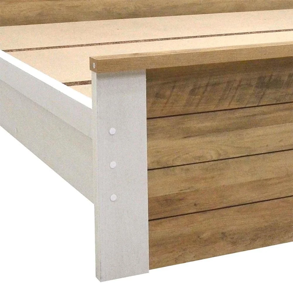 تخت یک نفره جوان دانوب هوم مدل Swann سایز 120x200 | طراحی مدرن و مقاوم | قاب تخت چوبی یک نفره | تخت خواب های آرام و راحت | ساخت مالزی ابعاد L208xW128xH103cm - رنگ Summer Oak/Pearl White تخت یک نفره جوان دانوب هوم مدل Swann سایز 120x200 | طراحی مدرن و مقاوم | قاب تخت چوبی یک نفره | تخت خواب های آرام و راحت | ساخت مالزی ابعاد L208xW128xH103cm - رنگ Summer Oak/Pearl White