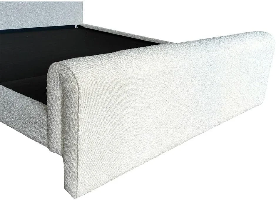 تخت خواب کینگ سایز روکش دار دانوب هوم مدل Naples 180X200 | طراحی مدرن و مستحکم، مبلمان قاب تخت خواب دو نفره چوبی | تخت خواب های آرام و راحت L241xW196xH115cm - بژ تخت خواب کینگ سایز روکش دار دانوب هوم مدل Naples 180X200 | طراحی مدرن و مستحکم، مبلمان قاب تخت خواب دو نفره چوبی | تخت خواب های آرام و راحت L241xW196xH115cm - بژ