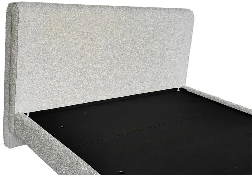 تخت خواب کینگ سایز روکش دار دانوب هوم مدل Naples 180X200 | طراحی مدرن و مستحکم، مبلمان قاب تخت خواب دو نفره چوبی | تخت خواب های آرام و راحت L241xW196xH115cm - بژ تخت خواب کینگ سایز روکش دار دانوب هوم مدل Naples 180X200 | طراحی مدرن و مستحکم، مبلمان قاب تخت خواب دو نفره چوبی | تخت خواب های آرام و راحت L241xW196xH115cm - بژ