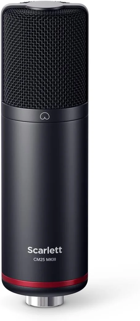 باندل کامل استودیویی کارت صدای USB Focusrite Scarlett 2i2 نسل چهارم به همراه نرمافزارهای خلاقانه اختصاصی، هدفون Scarlett، میکروفون کاندنسر به همراه کابل XLR و شاک مونت باندل کامل استودیویی کارت صدای USB Focusrite Scarlett 2i2 نسل چهارم به همراه نرمافزارهای خلاقانه اختصاصی، هدفون Scarlett، میکروفون کاندنسر به همراه کابل XLR و شاک مونت