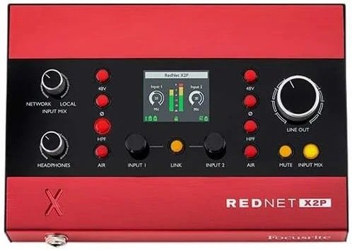 فوکوسرایت RedNet X2P 2x2 کارت صدای اترنت دیجیتال با پری امپ میکروفون فوکوسرایت RedNet X2P 2x2 کارت صدای اترنت دیجیتال با پری امپ میکروفون
