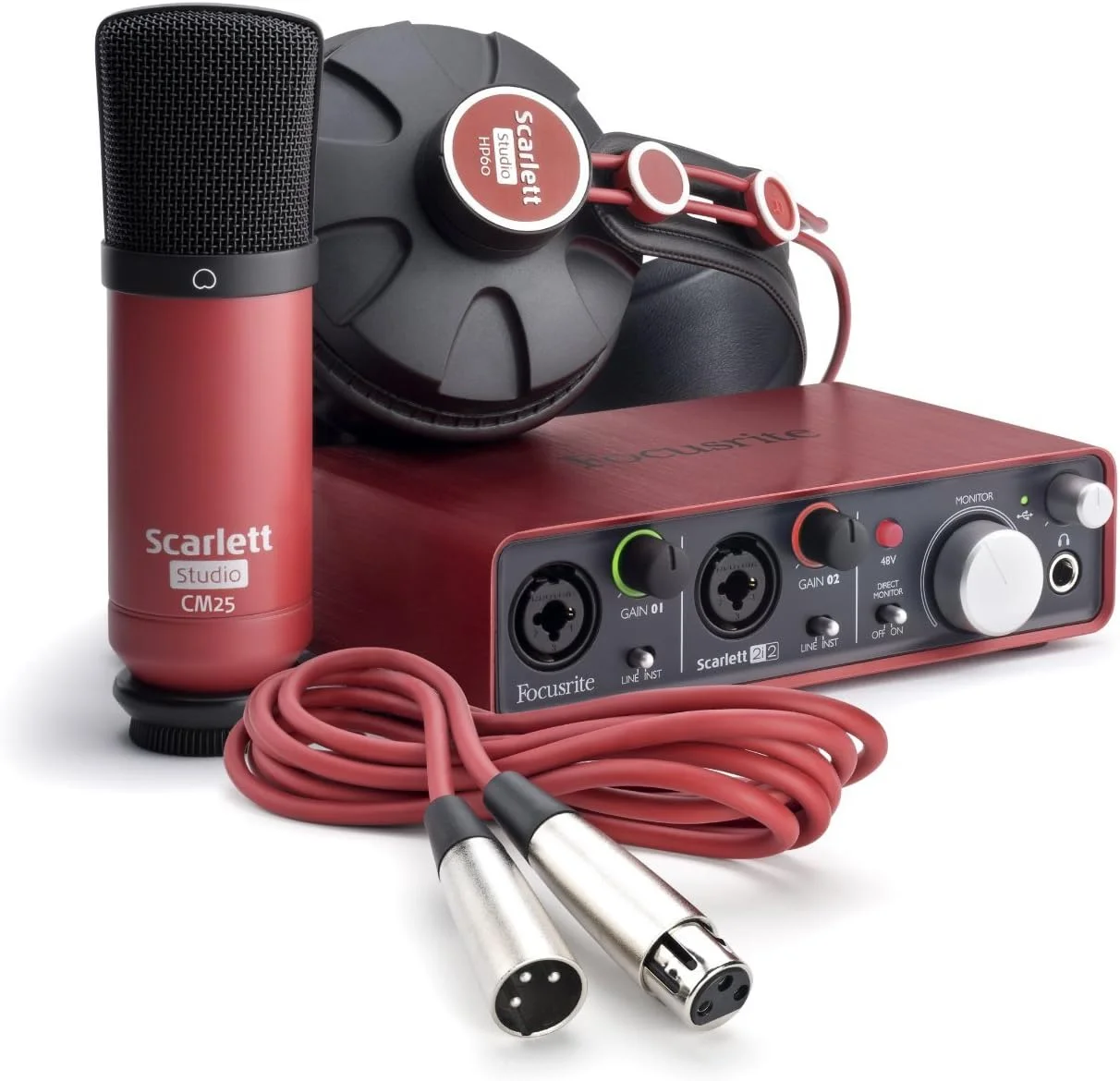 کارت صدای استودیویی USB Focusrite Scarlett 2i2