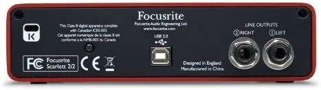 کارت صدای استودیویی USB Focusrite Scarlett 2i2 کارت صدای استودیویی USB Focusrite Scarlett 2i2