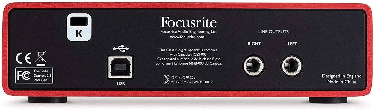 کارت صدای USB Focusrite Scarlett 2i2 (نسل دوم)