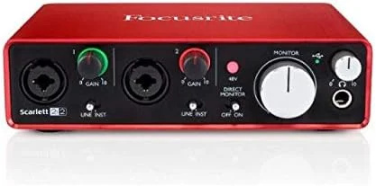 کارت صدا فوکوسرایت Scarlett 2i2 - نسل دوم