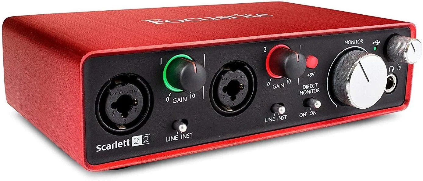 کارت صدای USB Focusrite Scarlett 2i2 (نسل دوم) کارت صدای USB Focusrite Scarlett 2i2 (نسل دوم)