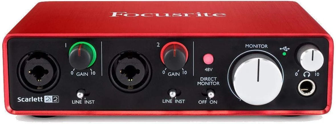 کارت صدای USB Focusrite Scarlett 2i2 نسل دوم