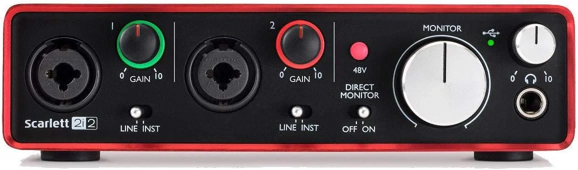 کارت صدای USB Focusrite Scarlett 2i2 نسل دوم