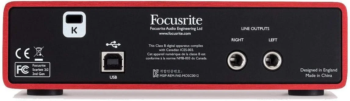 کارت صدای USB Focusrite Scarlett 2i2 نسل دوم