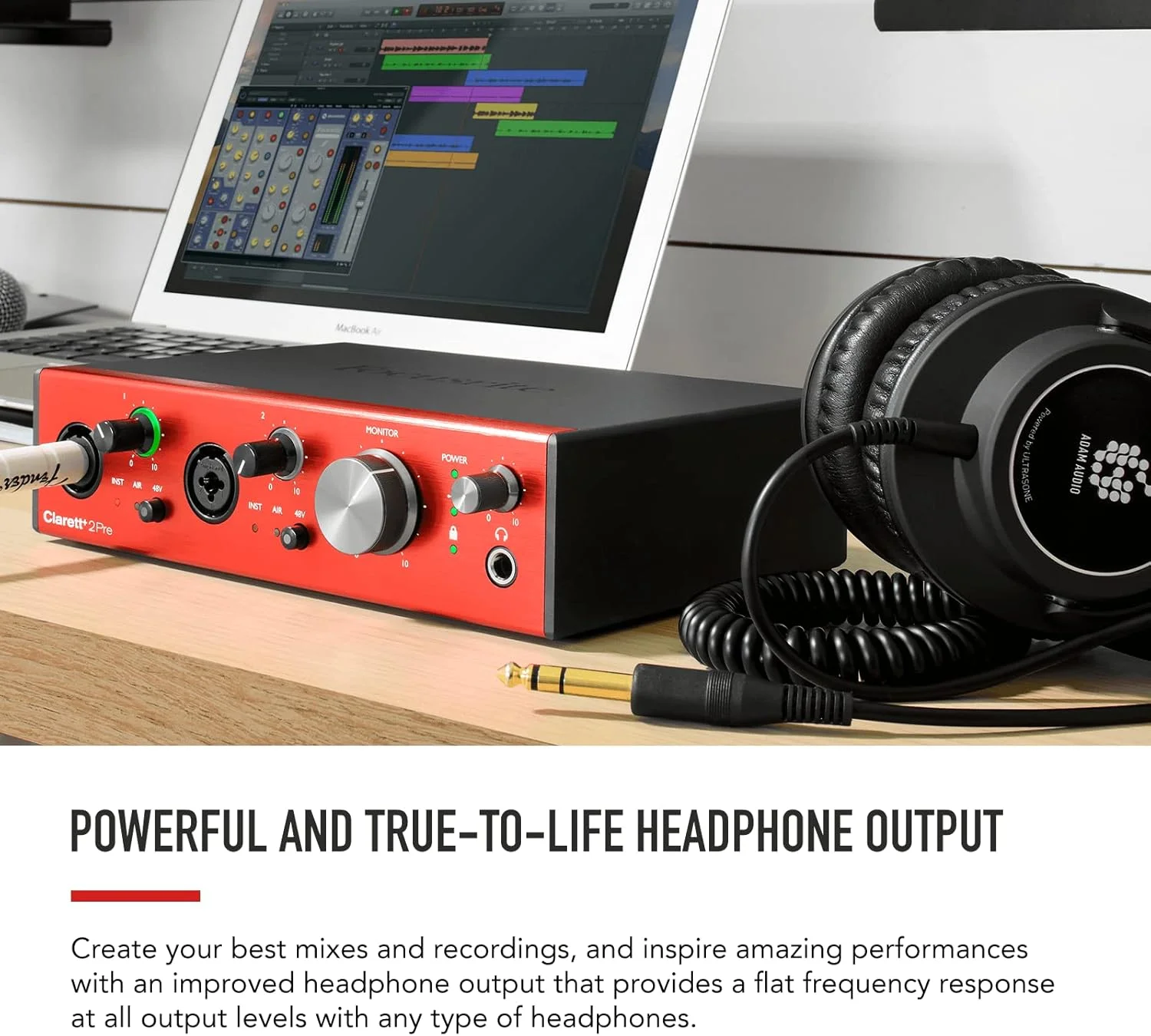 کارت صدای Focusrite Clarett+ 2Pre کارت صدای Focusrite Clarett+ 2Pre
