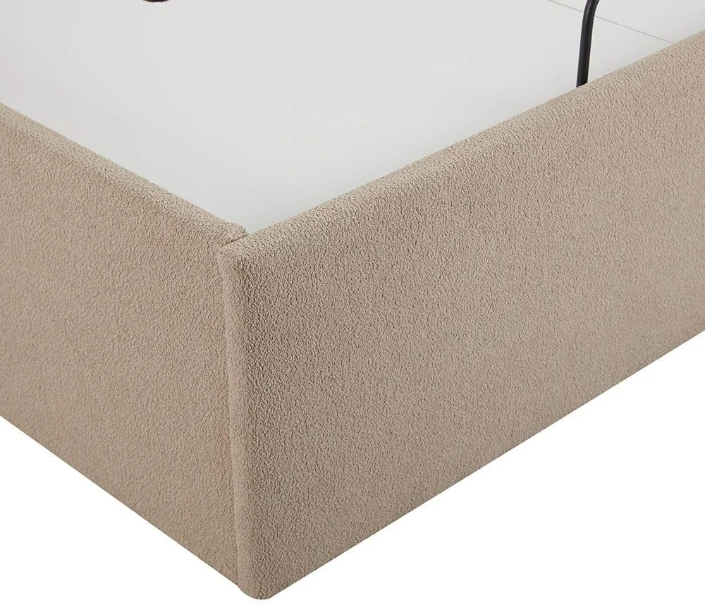 تخت خواب دو نفره 150x200 دانوب هوم مدل Hendrix با فضای ذخیره سازی هیدرولیک - طوسی مایل به قهوه ای تخت خواب دو نفره 150x200 دانوب هوم مدل Hendrix با فضای ذخیره سازی هیدرولیک - طوسی مایل به قهوه ای