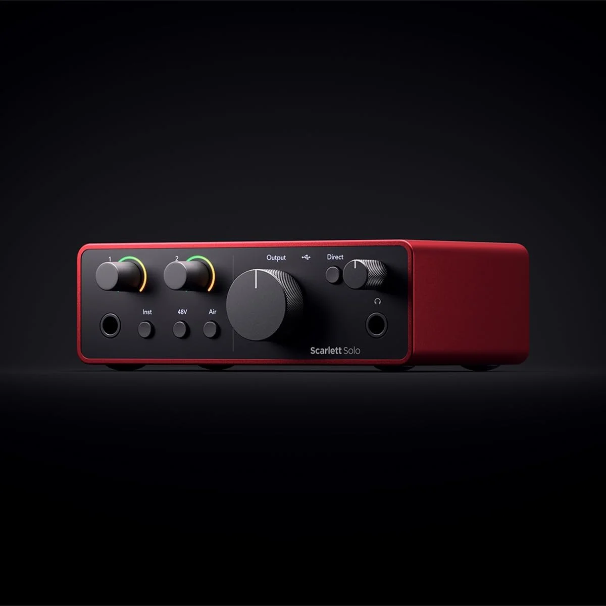 کارت صدای USB Focusrite Scarlett Solo نسل 4 به همراه بسته نرم افزاری و کابل میکروفون XLR 10 فوتی H&A کارت صدای USB Focusrite Scarlett Solo نسل 4 به همراه بسته نرم افزاری و کابل میکروفون XLR 10 فوتی H&A
