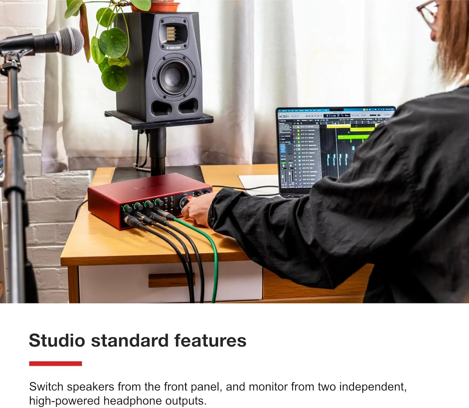 کارت صدای USB Focusrite Scarlett 18i16 نسل چهارم برای نوازندگان، ترانهسرایان، گیتاریستها، تولیدکنندگان محتوا — ضبط با کیفیت استودیویی و نرمافزارهای مورد نیاز برای ضبط کارت صدای USB Focusrite Scarlett 18i16 نسل چهارم برای نوازندگان، ترانهسرایان، گیتاریستها، تولیدکنندگان محتوا — ضبط با کیفیت استودیویی و نرمافزارهای مورد نیاز برای ضبط