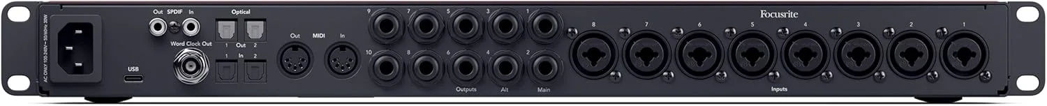 کارت صدای USB فوکوسرایت Scarlett 18i20 نسل 4 با 18 ورودی و 20 خروجی