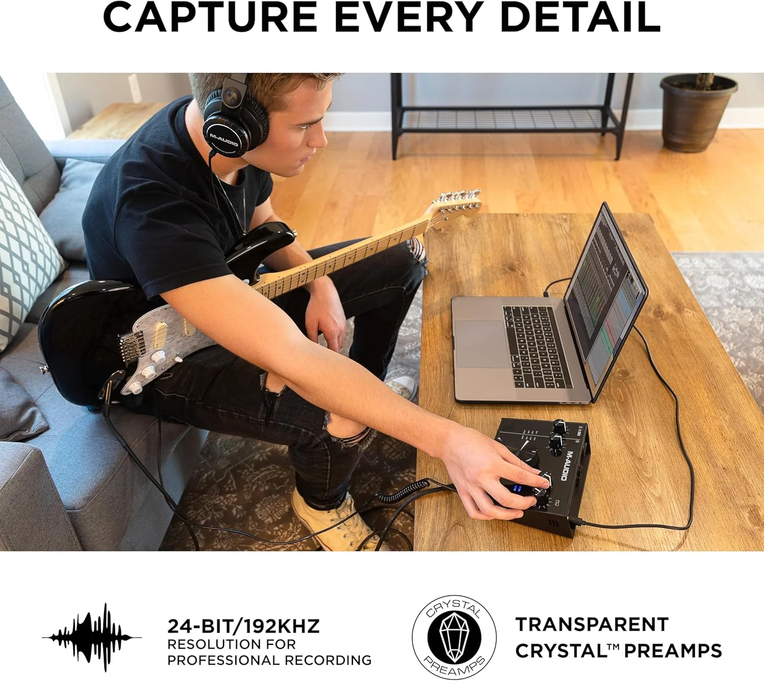کارت صدای M-Audio Air 192|4 - رابط صوتی USB 2 ورودی/2 خروجی به همراه نرم افزار ضبط صدا از Protools و Ableton Live به علاوه افکت های استودیویی و سازهای مجازی کارت صدای M-Audio Air 192|4 - رابط صوتی USB 2 ورودی/2 خروجی به همراه نرم افزار ضبط صدا از Protools و Ableton Live به علاوه افکت های استودیویی و سازهای مجازی