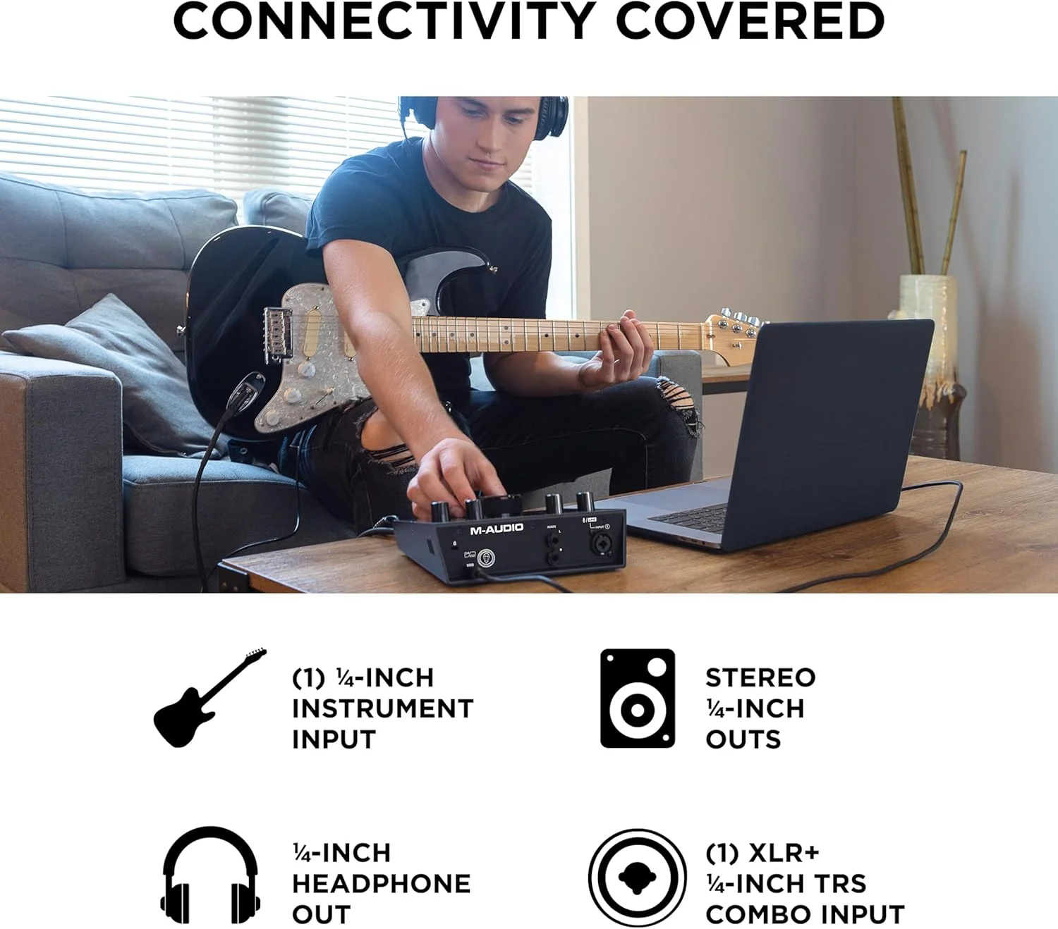 کارت صدای M-Audio Air 192|4 - رابط صوتی USB 2 ورودی/2 خروجی به همراه نرم افزار ضبط صدا از Protools و Ableton Live به علاوه افکت های استودیویی و سازهای مجازی کارت صدای M-Audio Air 192|4 - رابط صوتی USB 2 ورودی/2 خروجی به همراه نرم افزار ضبط صدا از Protools و Ableton Live به علاوه افکت های استودیویی و سازهای مجازی