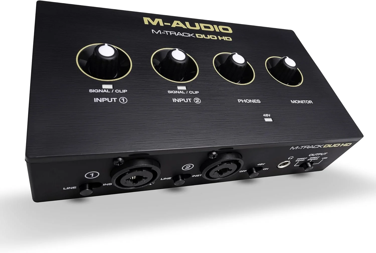 پکیج تولید کننده M-AUDIO M-Track Duo HD شامل کارت صدای M-Track Duo HD، میکروفون کاندنسر M100 و هدفون مانیتورینگ استودیویی HDH41 برای ضبط، تولیدکنندگان، تولیدکنندگان محتوا و پادکسترها پکیج تولید کننده M-AUDIO M-Track Duo HD شامل کارت صدای M-Track Duo HD، میکروفون کاندنسر M100 و هدفون مانیتورینگ استودیویی HDH41 برای ضبط، تولیدکنندگان، تولیدکنندگان محتوا و پادکسترها