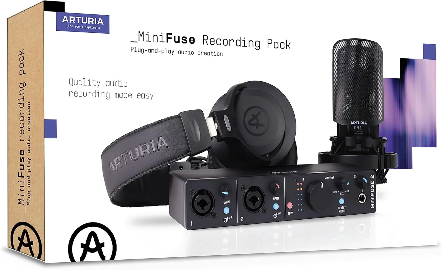 بسته ضبط Arturia MiniFuse مشکی (800202) بسته ضبط Arturia MiniFuse مشکی (800202)