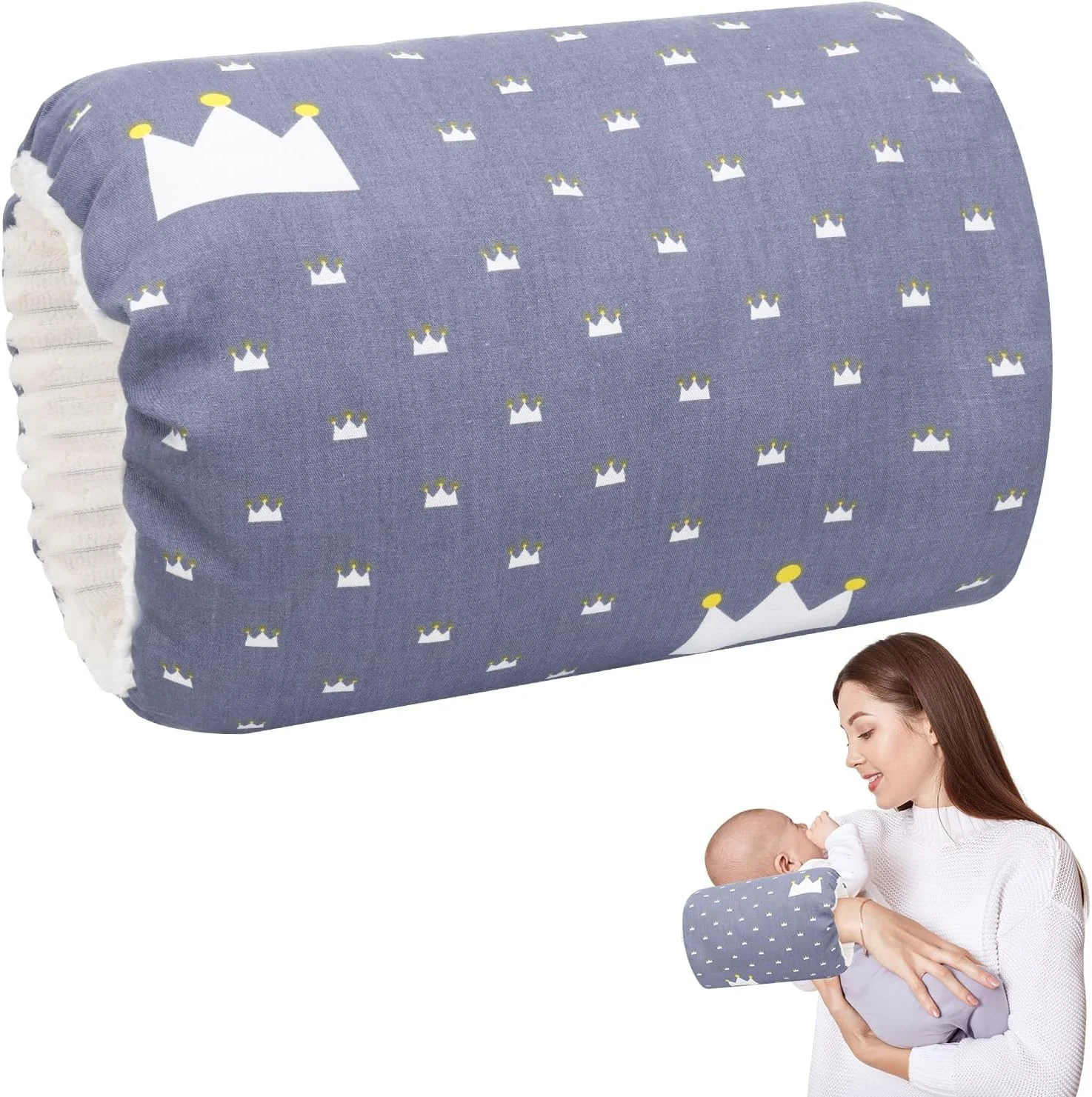 بالش شیردهی BIGTHREE، بالش بازویی شیردهی برای شیردهی نوزاد، بالش گهواره ای دنج، بالش نرم پنبه ای برای تکیه سر مادران (مدل 2) بالش شیردهی BIGTHREE، بالش بازویی شیردهی برای شیردهی نوزاد، بالش گهواره ای دنج، بالش نرم پنبه ای برای تکیه سر مادران (مدل 2)