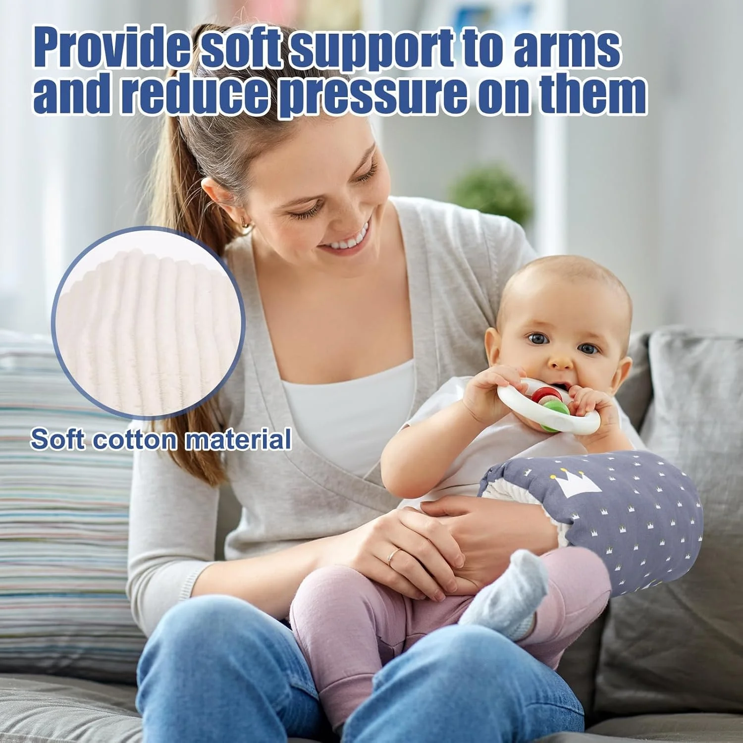 بالش شیردهی BIGTHREE، بالش بازویی شیردهی برای شیردهی نوزاد، بالش گهواره ای دنج، بالش نرم پنبه ای برای حمایت از سر مادران (مدل 2) بالش شیردهی BIGTHREE، بالش بازویی شیردهی برای شیردهی نوزاد، بالش گهواره ای دنج، بالش نرم پنبه ای برای حمایت از سر مادران (مدل 2)