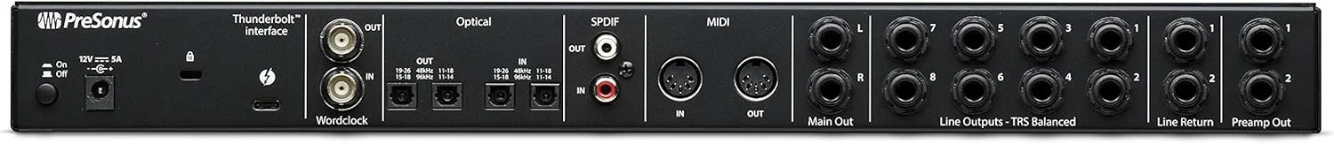 کارت صدای پریسونوس Quantum 2626، 26x26، تاندربولت 3، با تاخیر کم به همراه بسته نرم افزاری شامل Studio One Artist، Ableton Live Lite DAW و موارد دیگر برای ضبط، استریم و پادکست