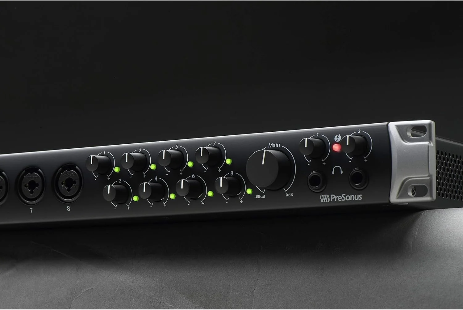 کارت صدای پریسونوس Quantum 2626، 26x26، تاندربولت 3، با تاخیر کم به همراه بسته نرم افزاری شامل Studio One Artist، Ableton Live Lite DAW و موارد دیگر برای ضبط، استریم و پادکست