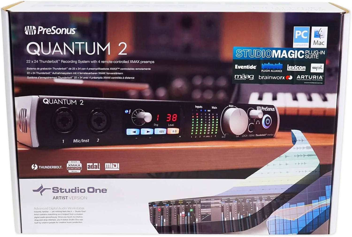 کارت صدای PreSonus Quantum 2 BLACK